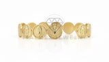 Pulsera de Lujo - 106785 - Pulsera Ajustable Virgen de Guadalupe - Oro Laminado 18K