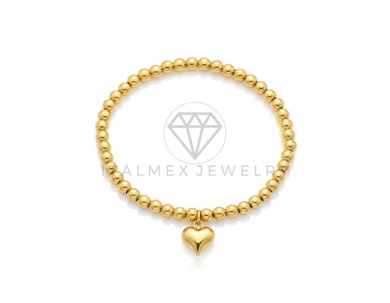 Pulsera de Lujo - 106787 - Pulsera Corazon - Oro Laminado 18K