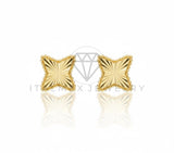 Arete de Lujo - 106828 - Broquel Inspirado Diseñador Europeo - Oro Laminado 18K