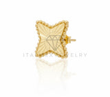 Arete de Lujo - 106828 - Broquel Inspirado Diseñador Europeo - Oro Laminado 18K