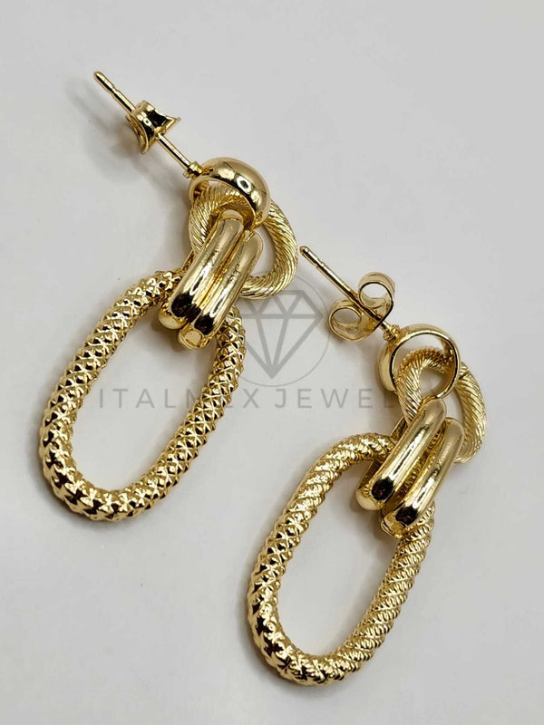 Arete de Lujo - 106285 - Arete Oro Laminado 18K