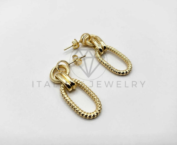 Arete de Lujo - 106285 - Arete Oro Laminado 18K
