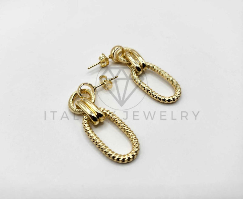 Arete de Lujo - 106285 - Arete Oro Laminado 18K