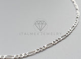 Cadena Figaro 2mm - Plata .925