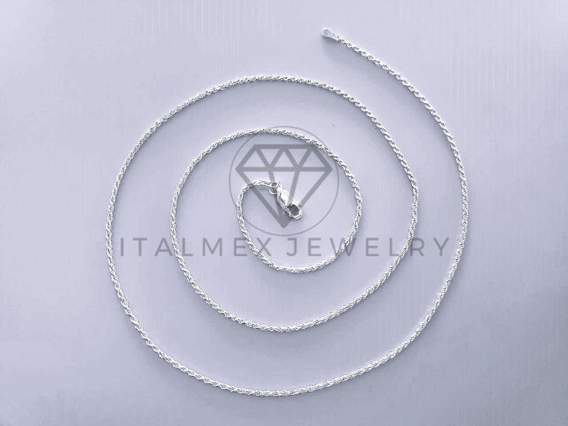 Cadena Torzal 1.5mm - Plata .925
