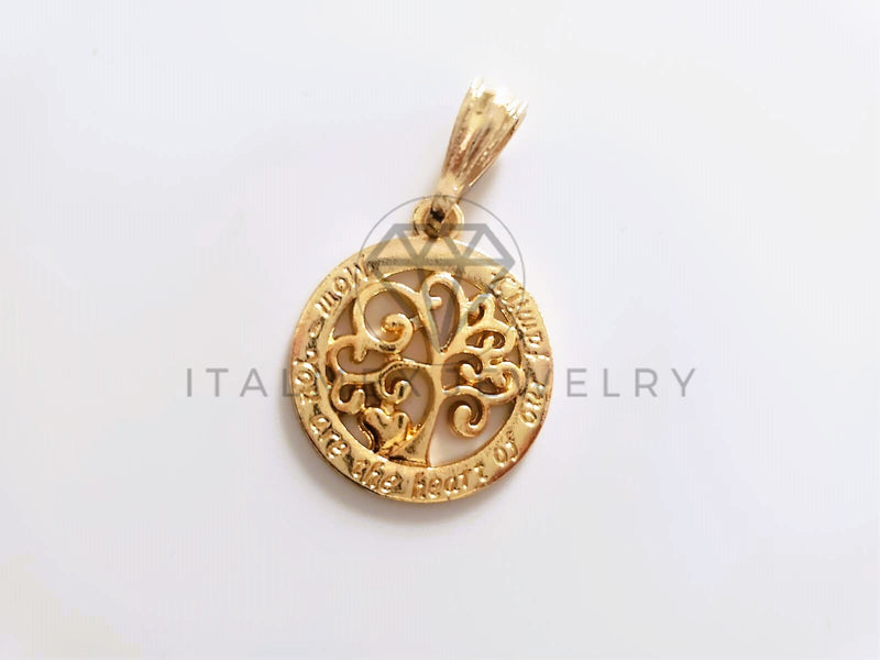 Dije de Lujo - 104408 - Dije Arbol de la Vida Tamaño Chico Oro Laminado 18K