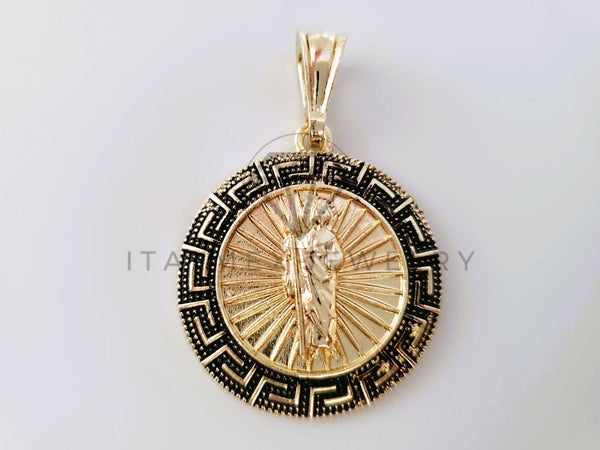 Dije Elegante - 104603 - Dije Centenario San Judas Oro Laminado 18K