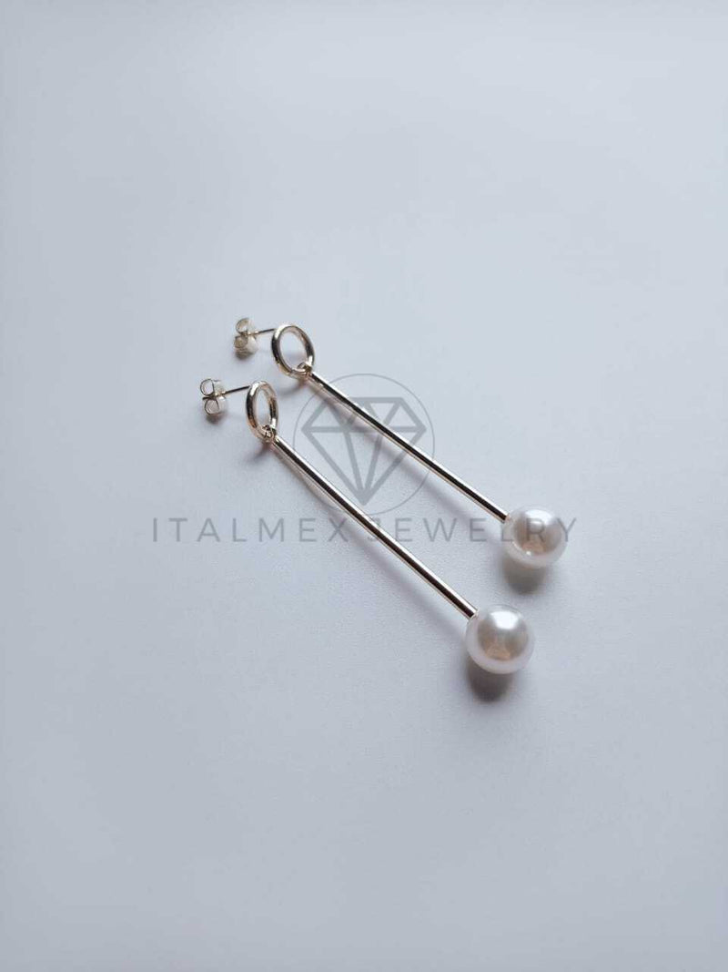 Broquel de Lujo - 102083 - Diseño de Moda con Perla Oro Laminado 18K