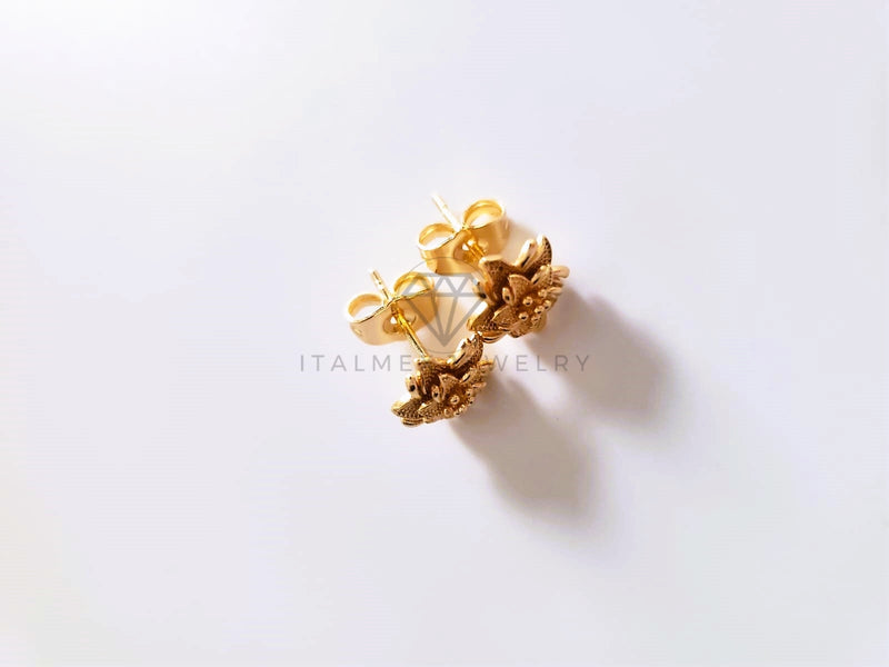 Broquel de Lujo - 103667 - Diseño de Flor Azucarada Oro Laminado 18K