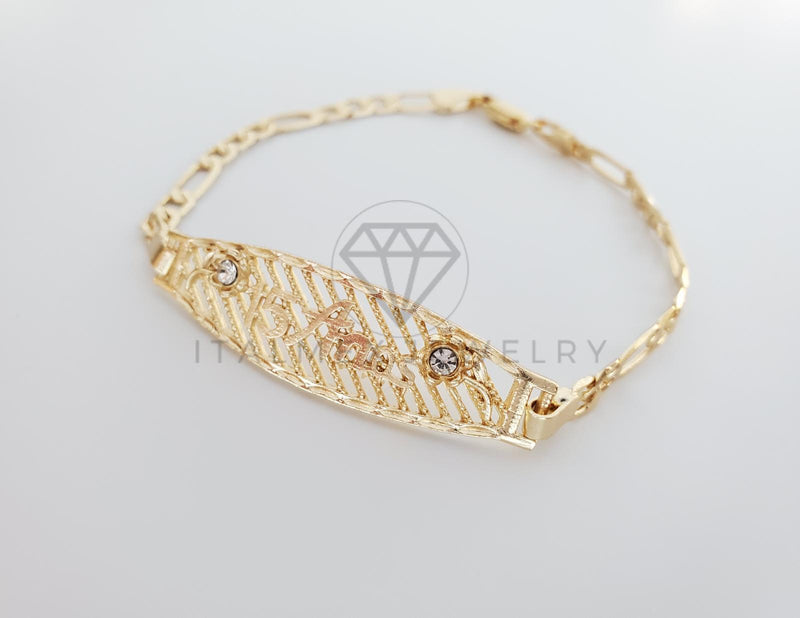 Esclava de Lujo - 101342 - Diseño 15 Años Oro Laminado 18K