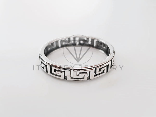 Anillo de Lujo - 104673 - Argolla de Matrimonio Grecas Plata .925