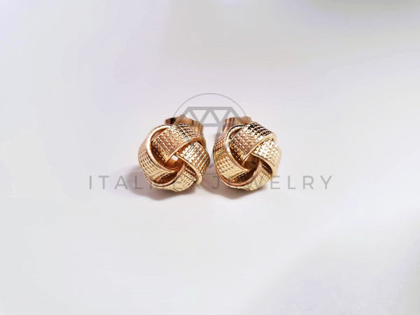 Broquel de Lujo - 103672 - Diseño de Moño con Puntitos Oro Laminado 18K