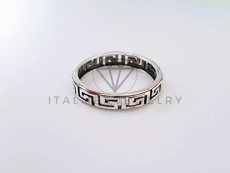 Anillo de Lujo - 104673 - Argolla de Matrimonio Grecas Plata .925