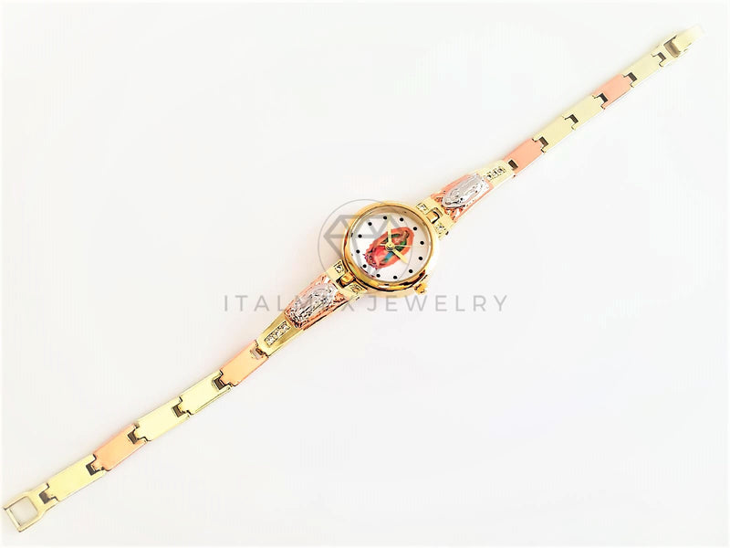 Reloj de Lujo - 102879 - Diseño de Lujo Virgen de Guadalupe Oro Laminado 18K