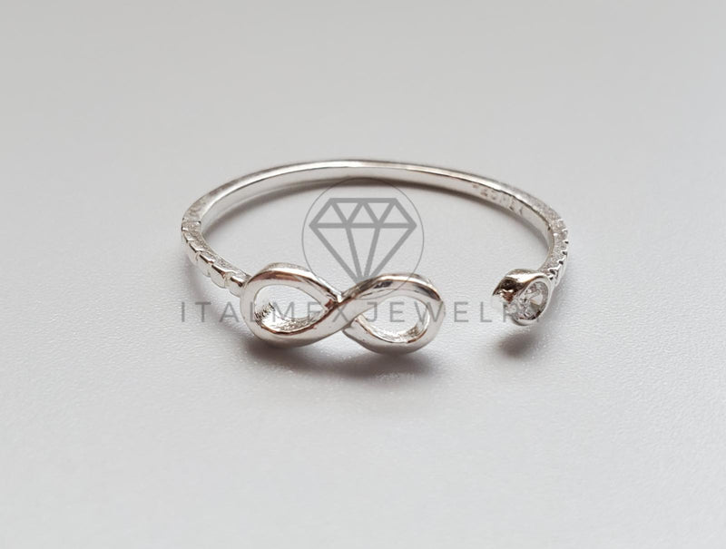 Anillo de Dama - 101482 - Anillo Ajustable Infinito Plata .925