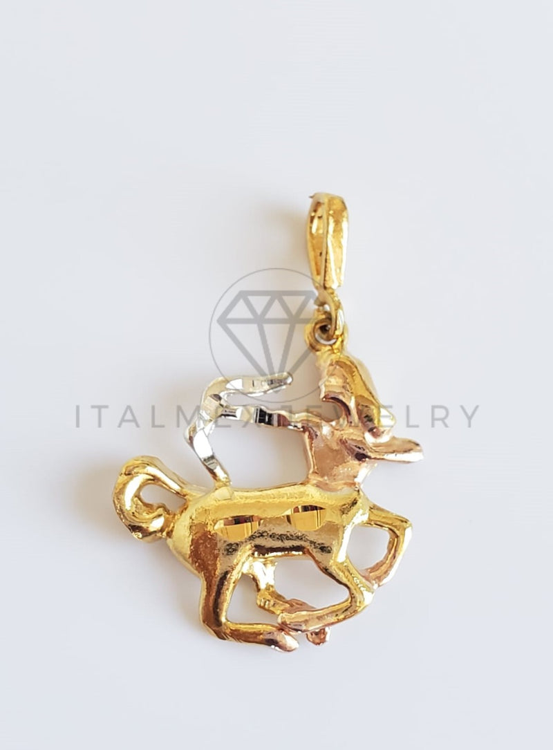 Dije Elegante - 100367 - Signo del Zodiaco Sagitario Tamaño Mini Oro Laminado 18K