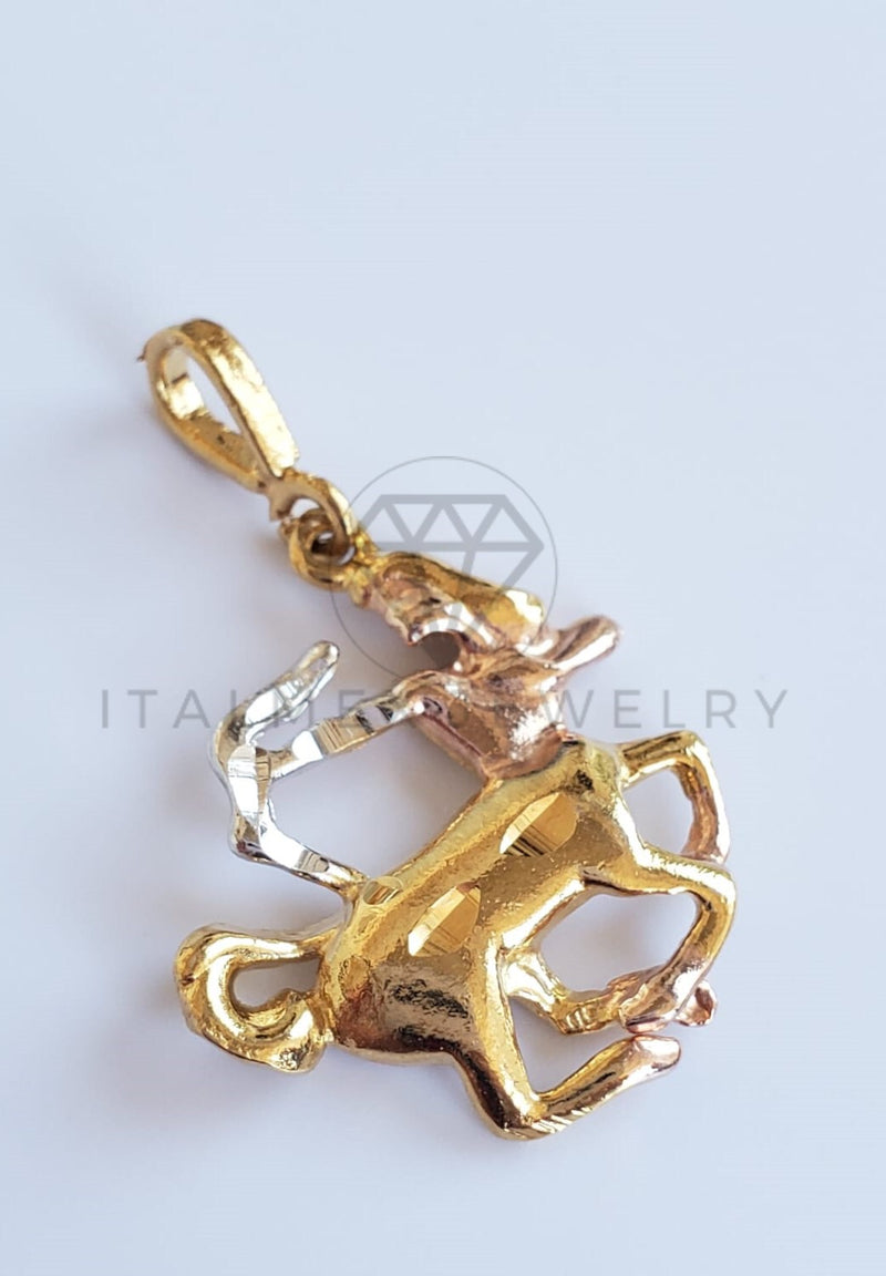 Dije Elegante - 100367 - Signo del Zodiaco Sagitario Tamaño Mini Oro Laminado 18K