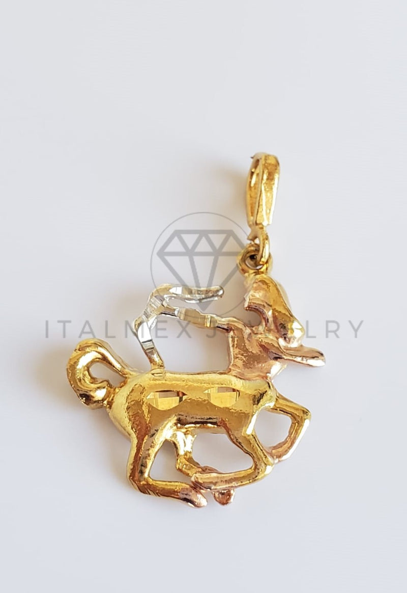 Dije Elegante - 100367 - Signo del Zodiaco Sagitario Tamaño Mini Oro Laminado 18K