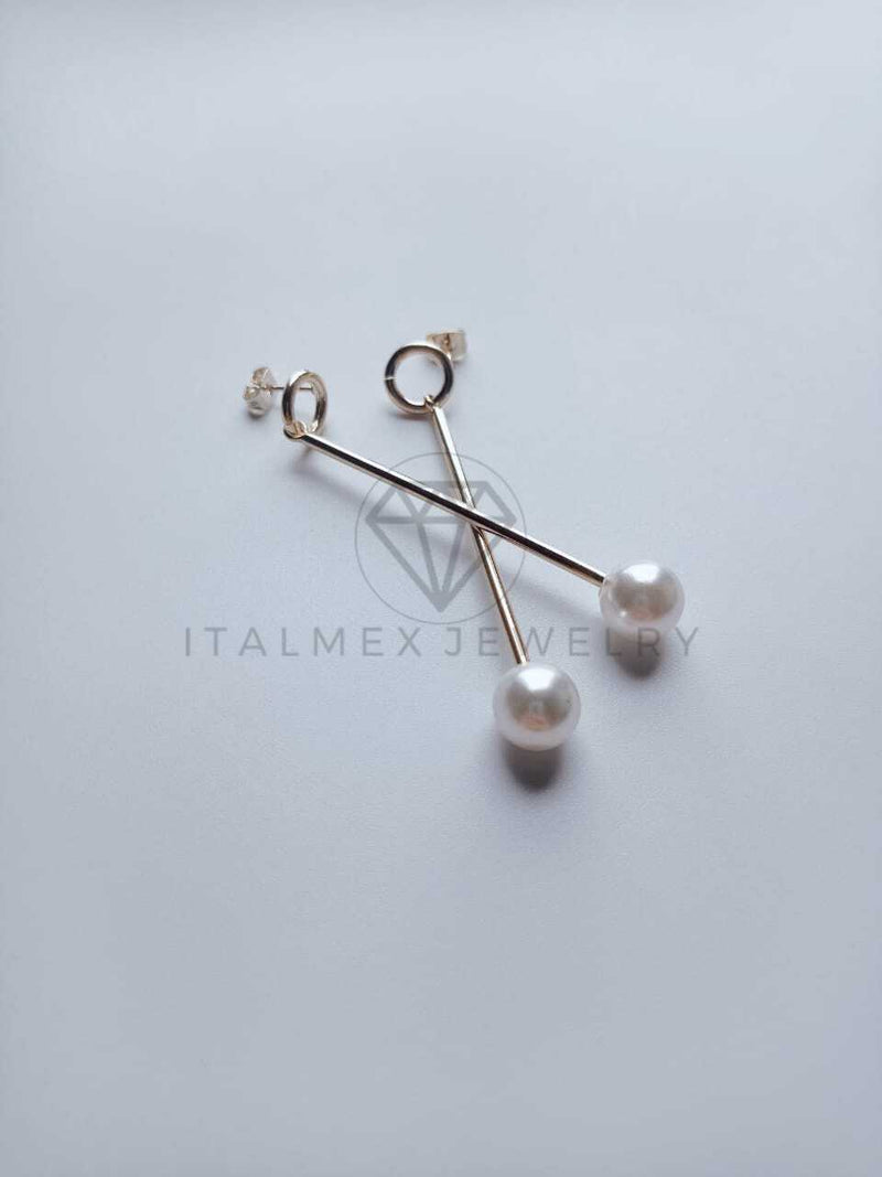 Broquel de Lujo - 102083 - Diseño de Moda con Perla Oro Laminado 18K