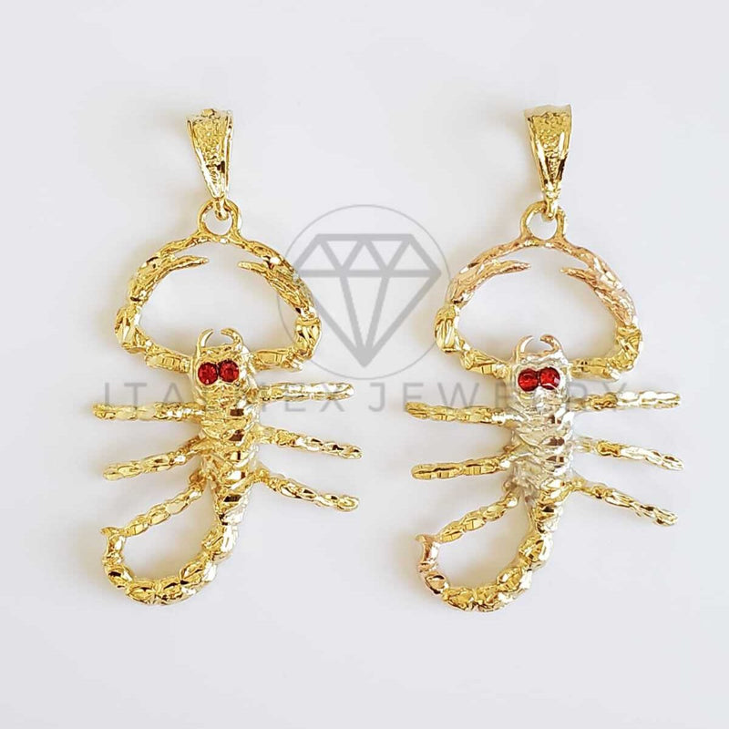 Dije de Lujo - 100515 - Dije de Alacrán con Circonia -  Oro Laminado 18K