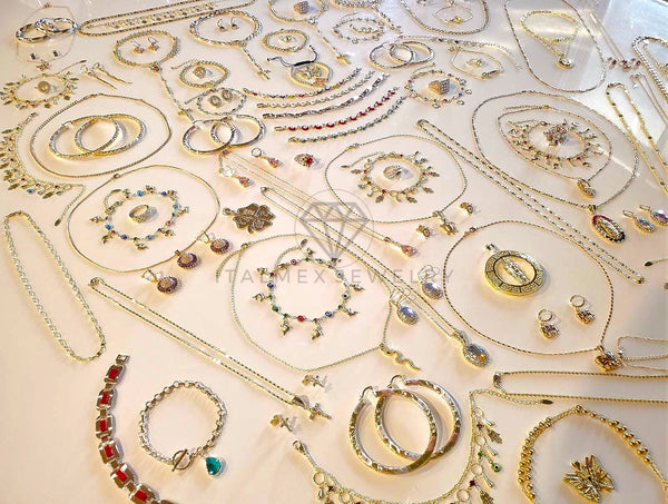 ¡Tu Gran Negocio! - Paquete de 290+ Piezas Oro Laminado 18K - Mayoreo - SIN Joyeria Religiosa