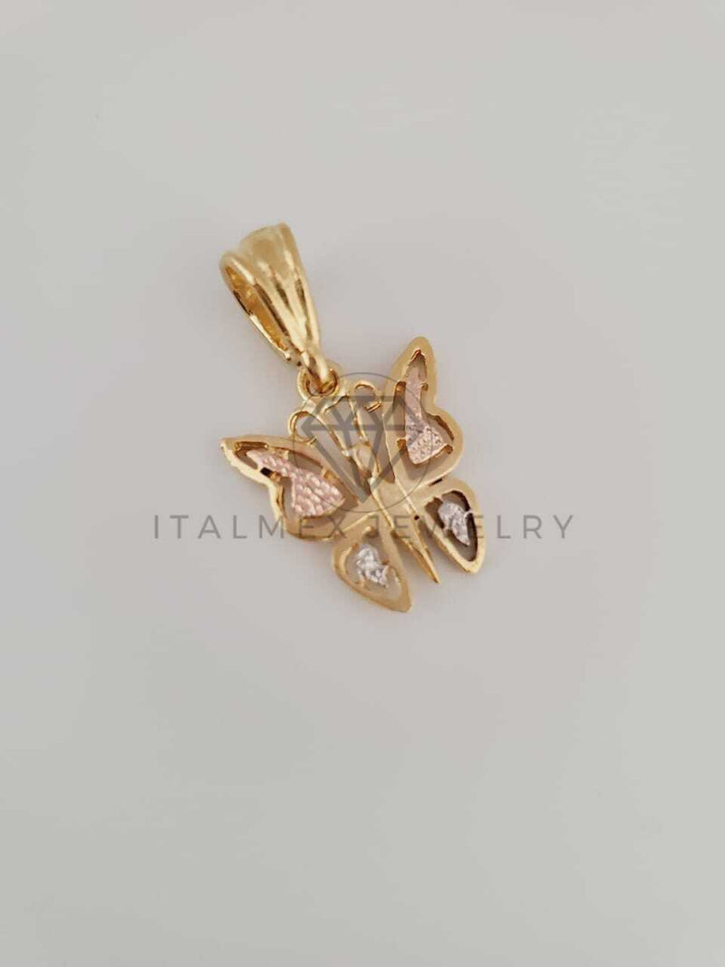 Dije de Lujo - 104242 - Dije de Mariposa Oro Laminado 18K