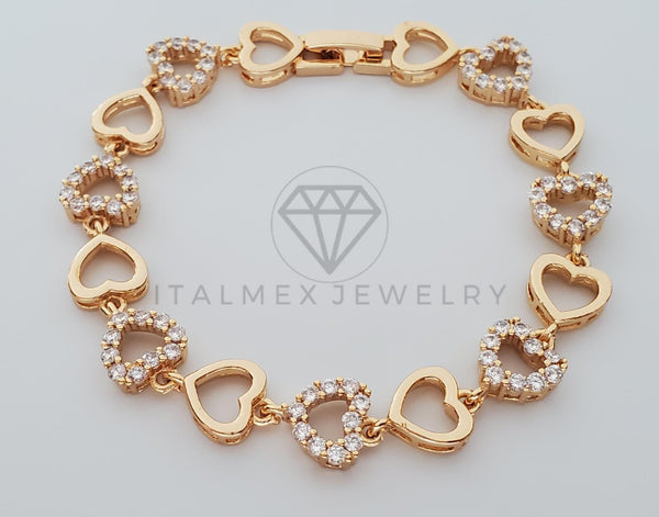 Esclava Elegante - 100249 - Diseño de Elefante CZ Roja Oro Laminado 18 –  ItalMex Jewelry